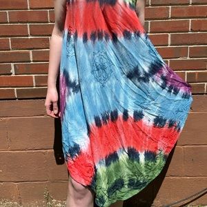 Tye dye summer dress